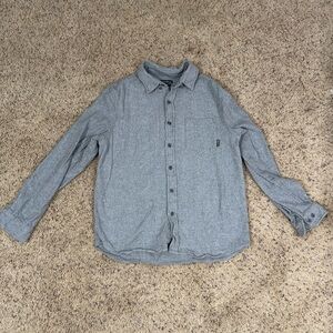 Eddie Bower button up grey shirt. Size Medium